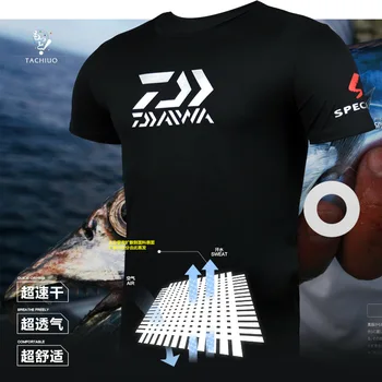 2022 DAIWA Fiskeri Tøj Anti UV-Åndbar for Mænd Fiskeri T Shrts Hurtig Tørring Professionelle Fiskeri Tøj Plus Size Shirt