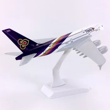 20CM 1:400 skala Airbus 380 A380 model THAI Thailand fly med base legering flyvemaskine collectible vise toy modeller