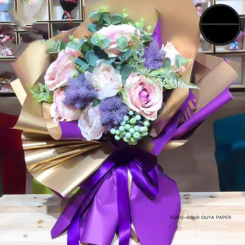 20pcs 60x60cm Dobbelt Farve, Indpakning Papirer Blomsterhandler Buket Emballage til Indpakning af papirrulle til Bryllup Kids Fødselsdag Ferie Dec