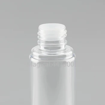 20pcs/masse 150 ml Klar Plast Tom Kosmetiske Dobbelt Låg Flasker Runde Skuldre Væske Beholder Rejse Kosmetiske Emballage