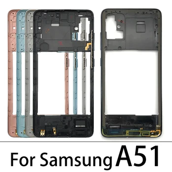 20pcs/masse，Midterste Ramme Bezel Midterste Plade Erstatning For Samsung Galaxy A51 A71 A20 A50