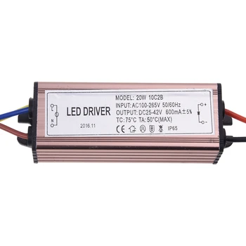 20W LED Driver Power Converter Konstant Strøm Driver Vandtæt Transformer