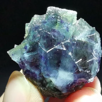 23gNatural sjældne lilla satin mineralske rå sten undervisning prøve healing energi mekanisk boligindretning, pynt