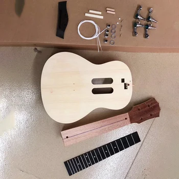 23Inch DIY Træ-Sopran Ukulele Hawaii-Guitar Ukulele Kit musikinstrument DIY