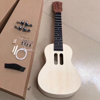 23Inch DIY Træ-Sopran Ukulele Hawaii-Guitar Ukulele Kit musikinstrument DIY