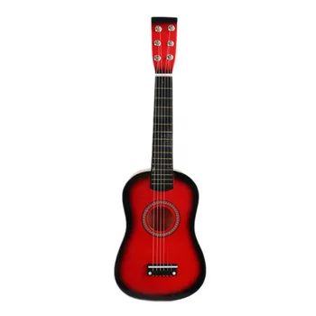 23inch Guitar Mini-Guitar, Basswood Kid ' s Musikalske Toy Akustisk Strengeinstrument med Plekter 1st Streng Rød