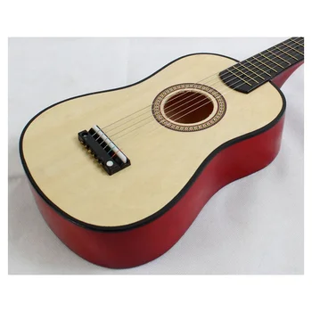 23inch Guitar Mini-Guitar, Basswood Kid ' s Musikalske Toy Akustisk Strengeinstrument med Plekter 1st Streng Rød
