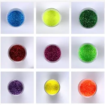 24 Stk/sæt Skinnende Glimmer Pulver UV-Resin Håndværk DIY Epoxy Udfylde Materialer