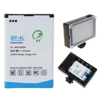 2500mah BP-4L Udskiftning Li-ion Batteri Til 96/112 LED-Kamera Video Lys E56B