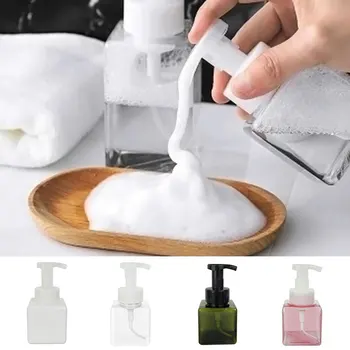 250ml Flaske Skum Bærbare Rejser Hånd Pumpe sæbedispenser Shampoo Gel vaskeflaske Kosmetiske Pumpe Ansigt Vask Dispenser