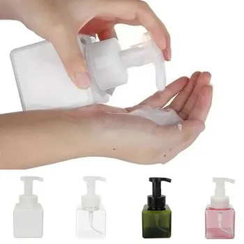 250ml Flaske Skum Bærbare Rejser Hånd Pumpe sæbedispenser Shampoo Gel vaskeflaske Kosmetiske Pumpe Ansigt Vask Dispenser