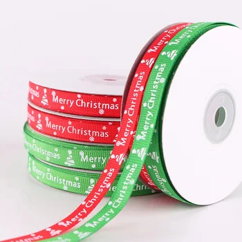 25Yard/Roll 10mm Grosgrain Bånd for Håndværk Bryllup Dekorative DIY Silke Satin Bånd Julegaver Kort Indpakning af Forbrugsstoffer