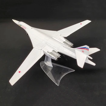 27CM 1/200 skala Rusland TU160 langtrækkende strategiske bombefly fly fly modeller voksne børn, legetøj til samling