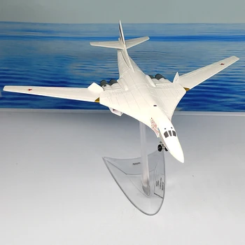 27CM 1/200 skala Rusland TU160 langtrækkende strategiske bombefly fly fly modeller voksne børn, legetøj til samling