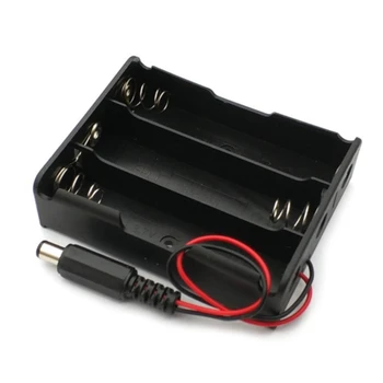 28EA 18650 Batteri, Beholder til Opbevaring Boks DIY Batterier Klip Holder med DC Mandlige Power Batteri Opbevaring Sag