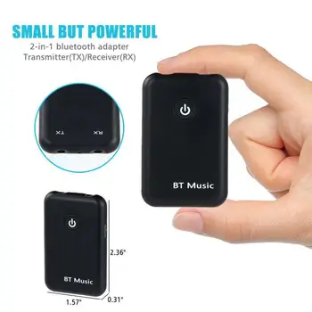 2in1 Trådløse Bluetooth-kompatible 4.2 Audio Transmitter Receiver AUX Musik Adapter RCA R3U1