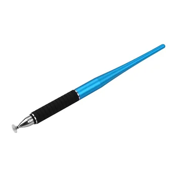 2STK 2-i-1 Kapacitiv Stylus Pen Sæt Høj Præcision med Fiber Spids-og cd-Tip Metal TouchScreen Pen