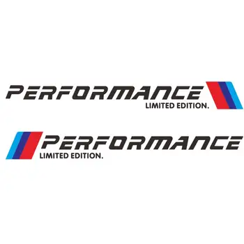2stk Bil Klistermærker M Performance Limited Edition Auto Side Døren Reflekterende Decals Perle Bomuld og OPP Pose Emballage