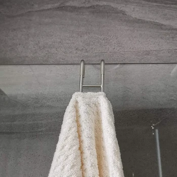 2stk Brusebad Døren Krog til at Hænge bøjle Hat Rack Badeværelse Opbevaring Badeværelse Luffa Razor Svamp