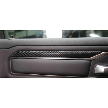 2stk Carbon Fiber Struktur ABS Bil Indvendig Dør Strip Trim Dække Dekoration Passer til Dodge Ram 1500 2019 2020
