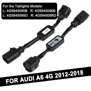 2stk Dynamisk Turn Signal Indikator-LED Baglygte til Venstre&Højre Baglygte Add-on-Modul, Kabel-ledningsnet Til Audi A6 4G 2012-2018