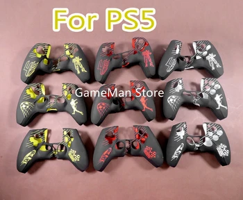 2stk for PS5 Spil Udskrivning Silikone Case til sony PlayStation 5 PS5 Controller Beskyttelse af Hud dække