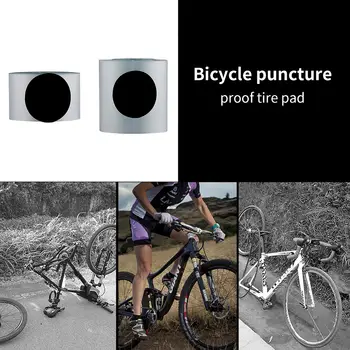 2stk Fælgen Tape Hjul Beskyttelse Pad Cykel Dæk Liner Bælte PVC Dæk Pude Anti-Blæse Ud af, Punktering Bevis Udendørs Cykling