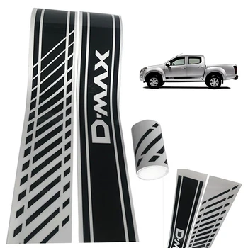 2stk Gradient Døren Decal Sticker Side Grafik Bil Klistermærker Til 2016 ISUZU DMAX Dyr AFHENTNING
