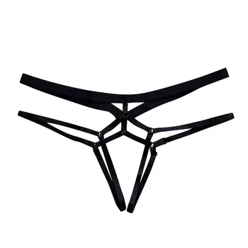 2stk Kvinder Pantie Sexy Lace Høj Elastisk Undertøj Underbukser Underbukser Sexet Undertøj Strappy g-streng Mode Appel Hot Salg KD