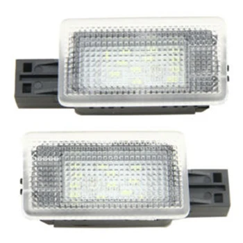 2STK LED Nummerplade Lys Lampe Bagage Kuffert Boot Lys for Volvo C70 V50 S60 S60L V40 S80 V60 XC60 XC90