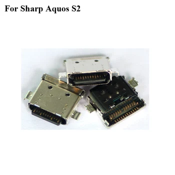 2STK Nye Til Sharp Aquos S2 opladerstik Reparation Udskiftning af Dele Dele USB-Dock Opladning Port Til Sharp Aquos S 2 FS8010