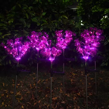 2stk Solar Light-LED ' en Butterfly Orchid Græsplæne Lampe Udendørs Vandtæt haven Haven Park, Sti-Korridoren Græsplæne Dekorativ Belysning