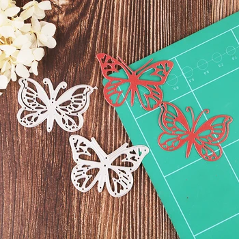 2stk spåntagende dør butterfly for Diy scrapbooking album Craft papir kort fremstilling dør skære dekorativ prægning stencil