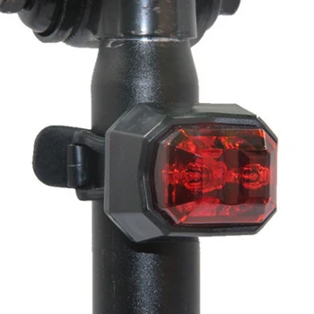 2stk Vandtæt Cykel Cykling Lys Baglygter LED Laser Sikkerhed Advarsel Cykel Lys Cykel Hale Cykel Tilbehør Lys