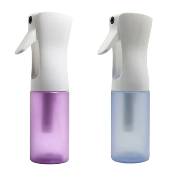 2x Hair Spray Flaske-Ultra Fine Løbende Vand Mister for Hårfrisering Rengøring Blue & Purple
