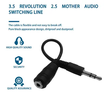 3,5 Han Til 2,5 Kvindelige Audio Adapter Kabel Til Xbox, En Stereo-Chat Controller Adapter Kabel Til Turtle Beach Gaming Headset.