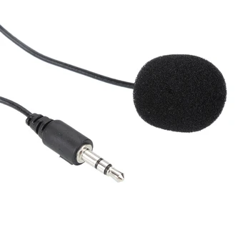 3,5 mm Mini Clip-on mikrofon Mikrofon Håndfri Kondensator Lavalier Klip Mikrofon Til PC Bærbar computer Til Telefon-Audio Studio Kablede Mic