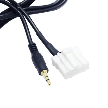 3,5 mm Sort B70 AUX Audio Input Adapter Kabel til Mazda 2 3 5 6 MX5 RX8 2006 MP3 CD-Skifter-Jack Stik