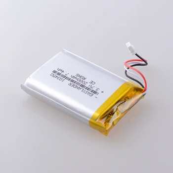 3,7 V 2000mAh 103450 Lithium-Polymer-LiPo Genopladeligt Batteri Med JSO 1,0 mm 3pin Til Håndholdt GPS, Mp3 Bluetooth Smart Ur