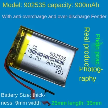 3,7 V lithium polymer batteri-900mAh 102535 egnet til optageren Bluetooth headset 982535 batteri Til Spil Tilbehør Batteri
