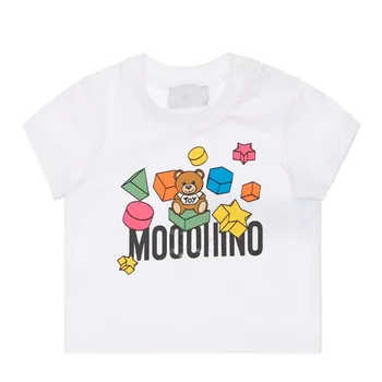 3-8 År Sommer Boy Tøj Korte ærmer 2021 Nye Casual Mode Aktiv Sport T-shirt Barn Børn Baby Toddler Dreng Tøj
