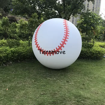 3 diametre oppustelige baseball-model 2m baseball replica reklame, dekoration fuld printingdisplay hængende stranden ballon