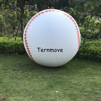 3 diametre oppustelige baseball-model 2m baseball replica reklame, dekoration fuld printingdisplay hængende stranden ballon