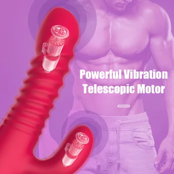 3 i 1 g spot vibratorer til kvinder varmt vibrerende vagina, klitoris anal massageapparat plug sex legetøj faldefærdige sex shop