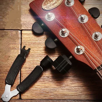 3 i 1 Guitar Pind String Winder + String Pin-Puller + String Cutter Guitar Værktøj, der er Multifunktionel Guitar Tilbehør