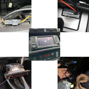 3-pin-kode Bluetooth Car Kit Car Bluetooth-Modul AUX-IN Audio Radio-Adapter Til BMW BM54 E46 E39 E38 X5 E53