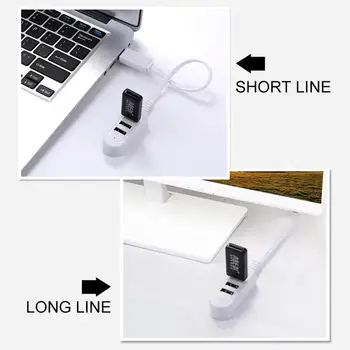 3 Usb-Multi-function-Hub USB 2.0-Hub, Multi USB-Splitter Høj Hastighed 3 Port Alt I Én Til PC Windows Macbook-Computer Tilbehør