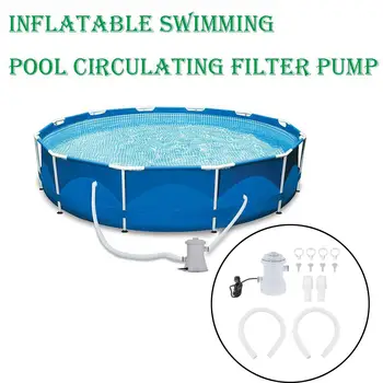 300 Liters Sommeren Over Jorden Swimmingpool Filter Pumpe med Filter og Tilbehør, US-Stik
