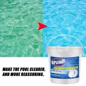 300 stykker af vand multifunktionelle sprudlende spray cleaner glas koncentreret rensemiddel husstand magic swimmingpool rengøring