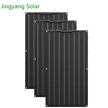 300W Solpaneler 3STK af 100W Panel Solar Monokrystallinske Solcelle 12V Solar Oplader til båd 200w 400w fleksibel solar panel
